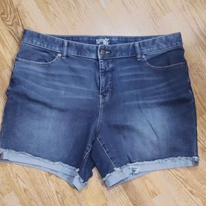 Denim shorts